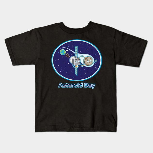 Asteroid exploration Kids T-Shirt by EnriqueV242